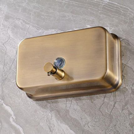 Soap Dispensers 40 oz, Antique Bronze Stainless Steel Liquid Soap Dispenser – image 5