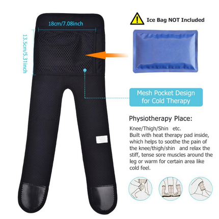 Knee Massager with Heat, Infrared Heating Pad for Knee Pain Relief