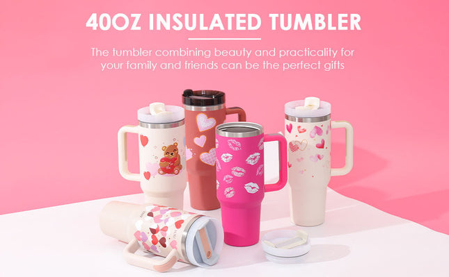 Insulated Mug with Handle and Straw, Insulated Tumbler with Straw for Hot and Cold Drinks_01
