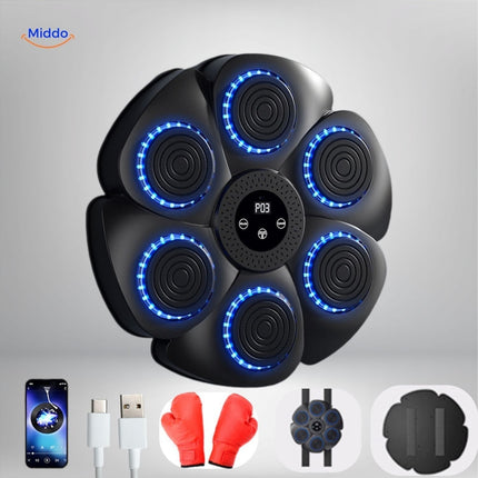 Music Boxing Machine Wall Mounted, Home Gym Equipment for Kids and Adults – image 7