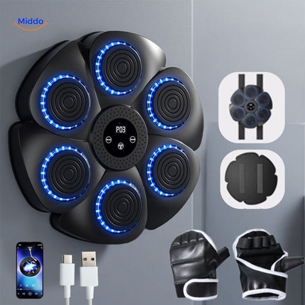 Music Boxing Machine Wall Mounted, Home Gym Equipment for Kids and Adults – image 5