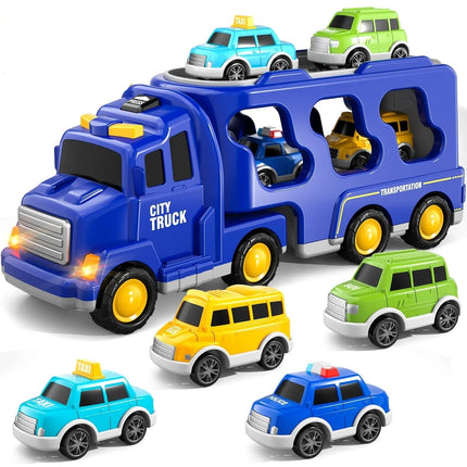 Toy Truck with Lights and Music, Car Carrier Truck