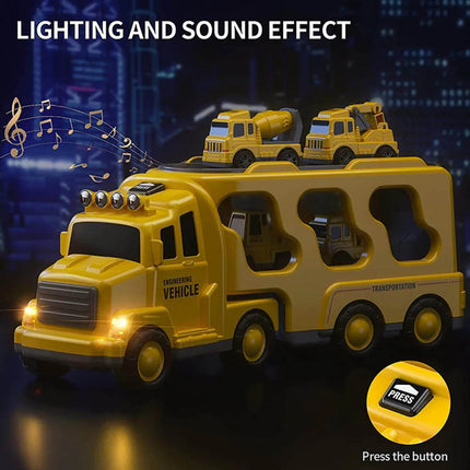 Toy Truck with Lights and Music, Car Carrier Truck – image 6