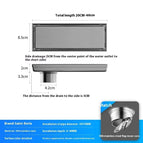 20x8.5cm/7.87 x 3.35 inches / brushed side