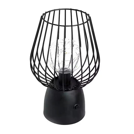Elegant Iron Table Lamp with Warm White Lighting | Versatile Accent for Cozy Atmosphere
