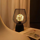 Elegant Iron Table Lamp with Warm White Lighting | Versatile Accent for Cozy Atmosphere