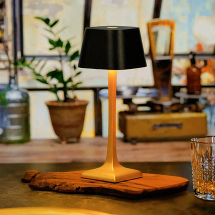 Dimmable Table Lamp with Rechargeable Design & 14-Hour Runtime | Waterproof Lighting for Indoor and Outdoor Use