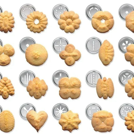 Cookie Press, Spritz Cookie Press Gun with 10 or 20 Shapes – image 4