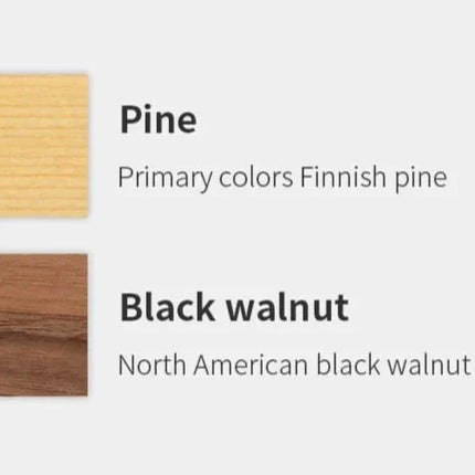 Linear Pendant Light, Wood Hanging Light Fixture in Pine or Walnut Finish – image 7