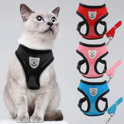 Cat Harness and Leash Set, Adjustable Cat Walking Harness with Reflective Straps – image 13