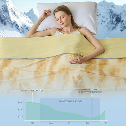 Chill Comfort | Cooling Blanket with Ultra-Cool Fabric | Lightweight & Breathable for Hot Sleepers