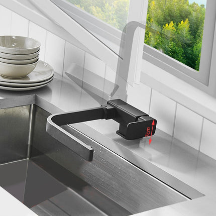 Pull Out Kitchen Faucet with Single Handle, Stainless Steel Kitchen Sink Faucet – image 10