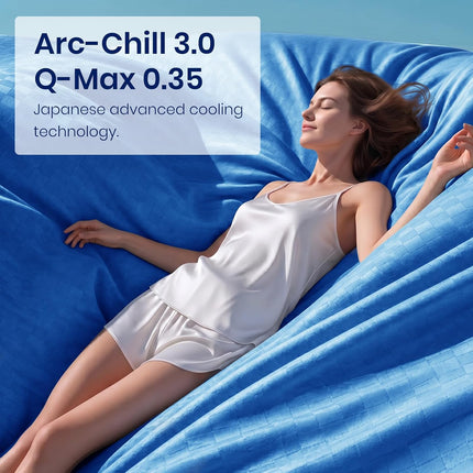 Chill Comfort | Cooling Blanket with Arc-Chill Technology | Soft, Lightweight Fabric for Hot Sleepers