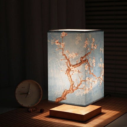 Paper Table Lamp, Japanese Style Bedside Lamp for Bedroom and Living Room – image 6