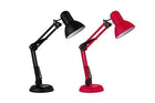Black Table Lamp, Architect Desk Lamp with Adjustable Swing Arm, Bedside Lamp for Bedroom and Office
