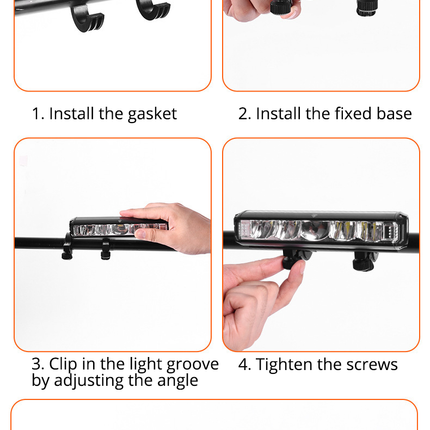 Bike Light with Power Bank, Rechargeable LED Bicycle Light – image 6