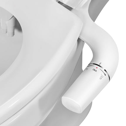 Bidet Attachment for Toilet, Non Electric Bidet Attachment, Dual Nozzle Toilet Bidet Sprayer for Left or Right Hand