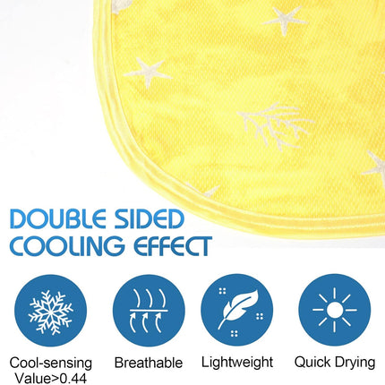 Coastal Comfort | Direct Cooling Throw Blanket with Double-Sided Effect | Lightweight & Breathable for Hot Sleepers