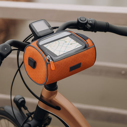 Bike Phone Pouch with Touchscreen Window, Water Resistant Bike Bag for Phone – image 11