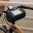 Bike Phone Pouch with Touchscreen Window, Bicycle Handlebar Bag, Water Resistant Bike Bag for Phone, Bike Accessories