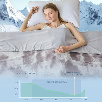 Chill Comfort | Cooling Blanket with Ultra-Cool Fabric | Lightweight & Breathable for Hot Sleepers