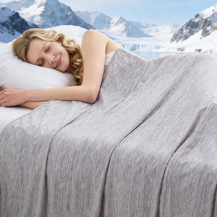 ChillWave | Cooling Blanket with Breathable Fabric | Lightweight & Soft for Hot Sleepers