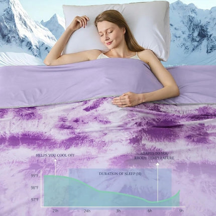 Chill Comfort | Cooling Blanket with Ultra-Cool Fabric | Lightweight & Breathable for Hot Sleepers