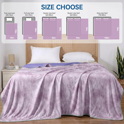Cozy Nights | Cooling Throw Blanket for Hot Sleepers with Arc-Chill Technology | Lightweight & Breathable Summer Comfort