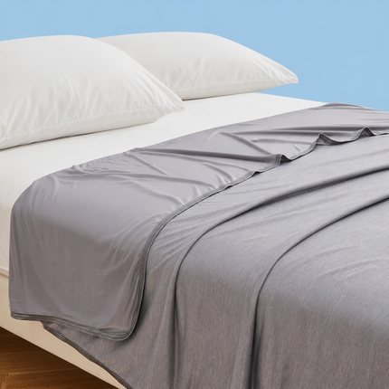Coastal Comfort | Direct Cooling Throw Blanket with Double-Sided Effect | Lightweight & Breathable for Hot Sleepers