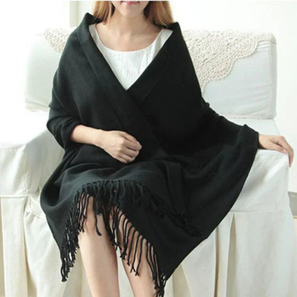 Cashmere Scarves for Women, Womens Winter Scarf in Plaid Check