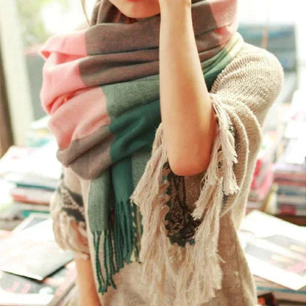 Cashmere Scarves for Women, Soft Warm Cashmere Wrap – image 9