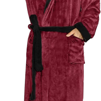 Bathrobes for Men, Mens Robe with Hood and Pockets – image 14