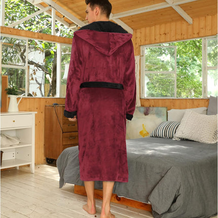 Bathrobes for Men, Fleece Bath Robe – image 15