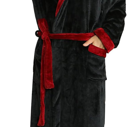 Bathrobes for Men, Mens Robe with Hood and Pockets – image 23