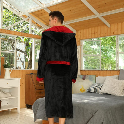 Bathrobes for Men, Fleece Bath Robe – image 24