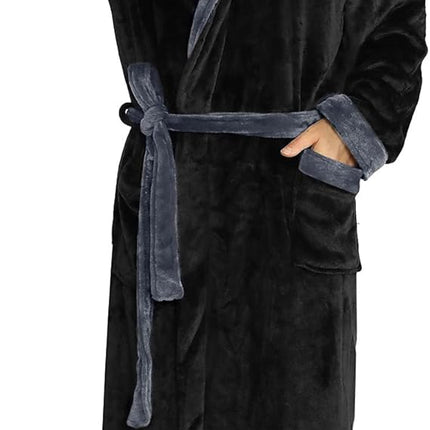Bathrobes for Men, Mens Robe with Hood and Pockets – image 5