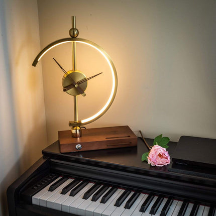 Table Lamp with Wireless Charger and Clock, LED Lamp – image 10