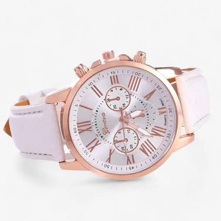 Womens Watch with Leather Strap, Minimalist Water Resistant Watch – image 6