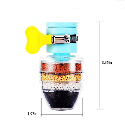 Faucet Water Filter, 6 Layer Tap Water Filter with Coconut Shell Carbon – image 19