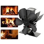 Wood Stove Fan, Heat Powered Stove Fan for Wood Burner Stove, Log Burner Fan for Fireplace