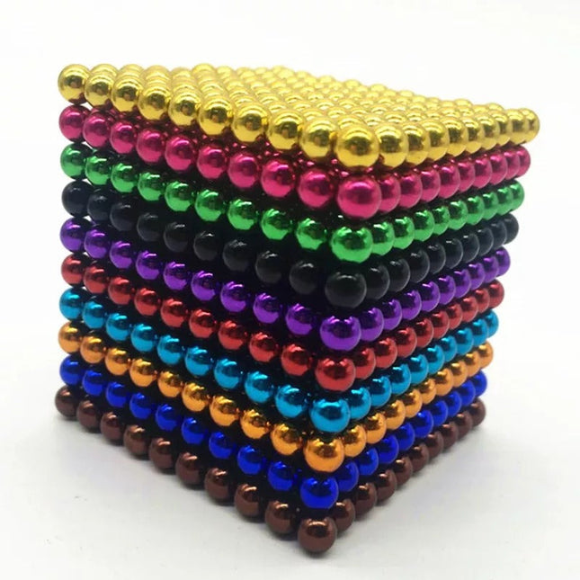 Magnetic Ball Construction Set, 216 Magnetic Balls with Storage Box