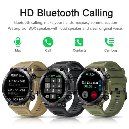 Rugged Smart Watch for Men, Fitness Tracker with Heart Rate and Sleep Monitor – image 6
