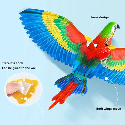 Interactive Cat Toys for Indoor Cats, Electric Flying Bird Cat Toy
