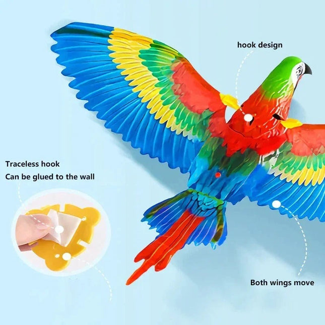 Interactive Cat Toys for Indoor Cats, Electric Flying Bird Cat Toy