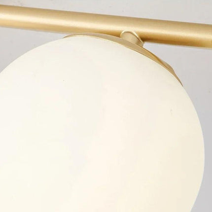 LED Ceiling Light Fixture, Glass Globe Hallway Light – image 6