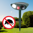 Armadillo Repellent Outdoor, Solar Ultrasonic Pest Repeller with Motion Sensor, Armadillo Deterrent for Yard and Garden