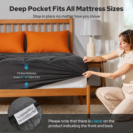 ComfortGuard | Waterproof Mattress Protector with Deep Pocket | Breathable & Noiseless for Ultimate Sleep Comfort