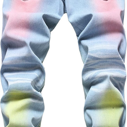 Mens Ripped Jeans, Slim Fit Jeans for Men – image 16