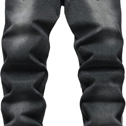 Slim Fit Jeans for Men, Stretch Distressed Jeans with Zip Fly and Button Closure – image 30