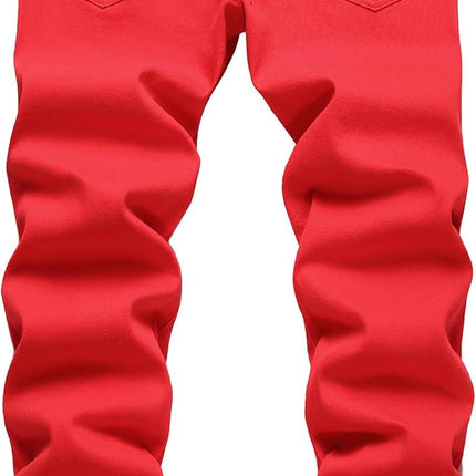 Mens Ripped Jeans, Slim Fit Jeans for Men – image 37